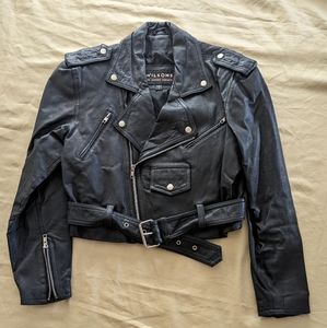Wilson's Women's Leather Motorcycle Jacket Sz Small GUC